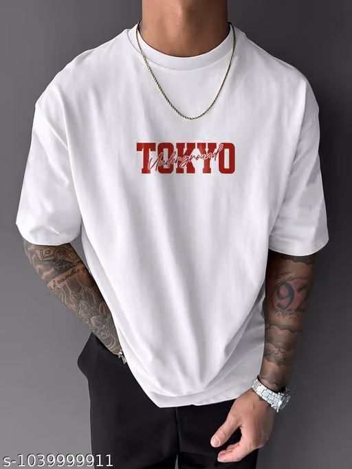 Buy Oversize White Car Tokyo Print T-Shirt tshirts online India